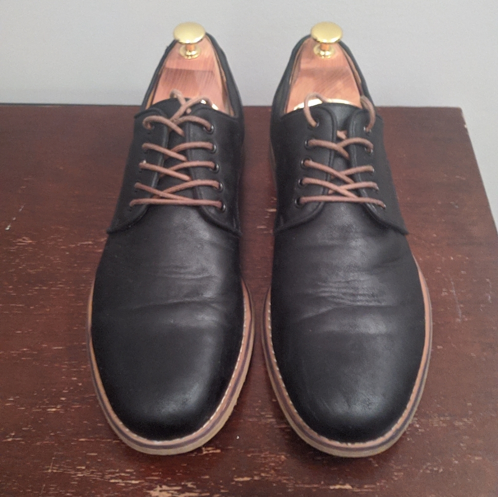 Call It Spring Casual Navy Leather Shoes 10